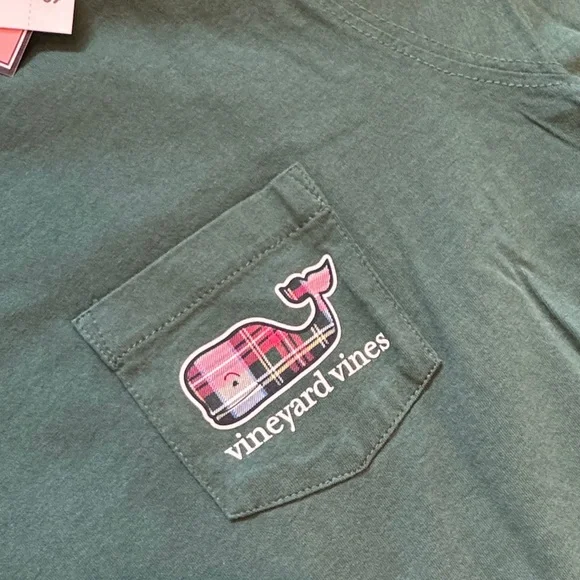 NWT Vineyard Vines Women’s Green and Plaid Pajama Set / Bundle - Picture 3 of 7